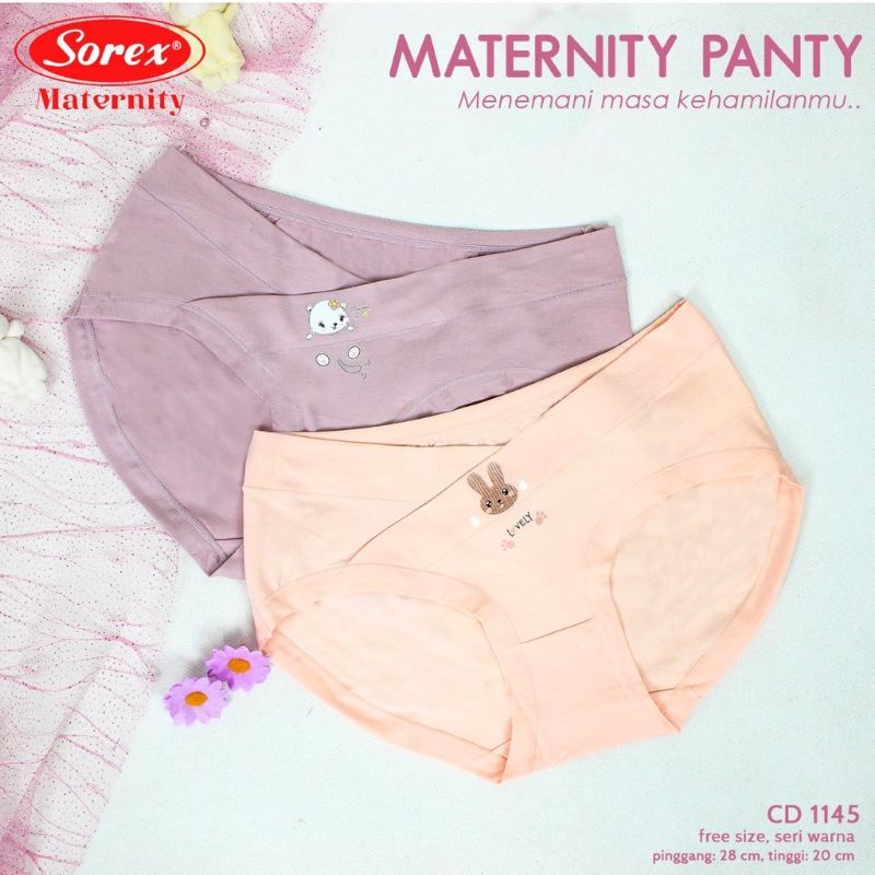 Sorex art. 1145 celana dalam wanita hamil (midi maternity panty freesize)