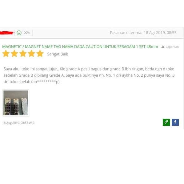 Kancing Snap Button Jepret Cetet Plastik Putih 13mm Kode 1313