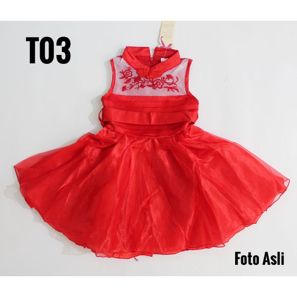 dress merah anak cewek