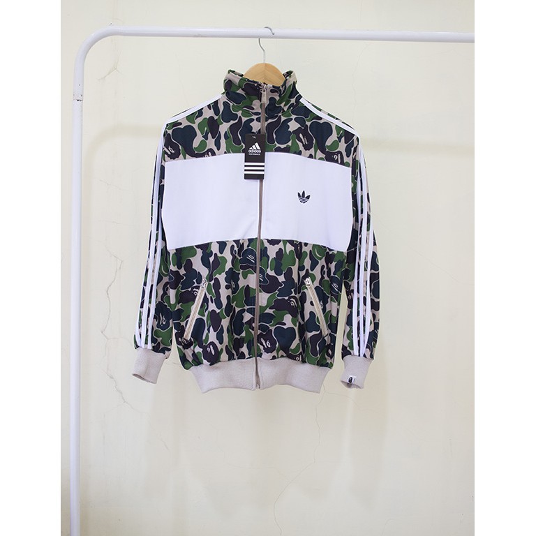 BAYAR DI TEMPAT JAKET TRACKTOP ADIDAS X BAPE