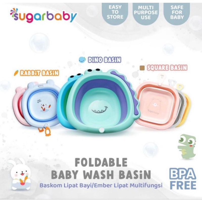 Sugar Baby Foldable Baby Wash Basin / Baskom Lipat Bayi