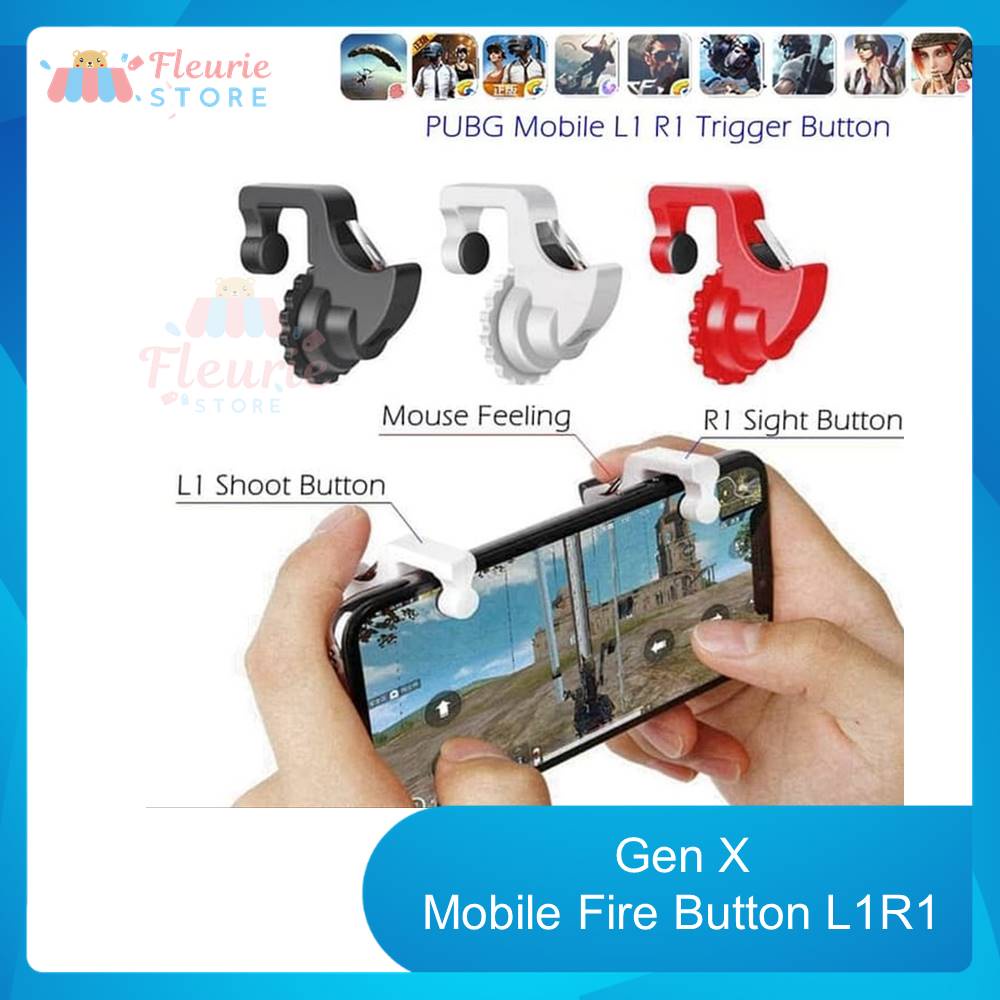 Gen X - Mobile Fire Button L1R1 - Joystick Console Game PUBG