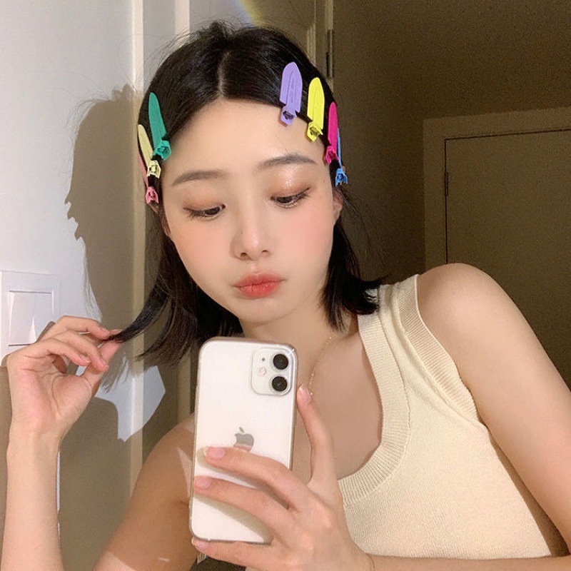 Jepit Rambut Model Duckbill Seamless Gaya Korea Untuk Wanita