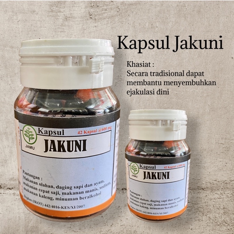 kapsul Jakuni herbal membantu atasi ejakulasi dini