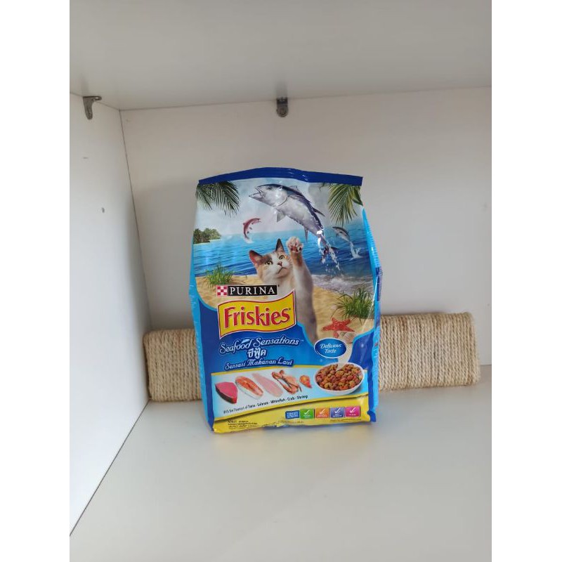 Friskies adult Seafood Sensations 1,2kg/makanan kucing adult Friskies seafood Sensations catfood