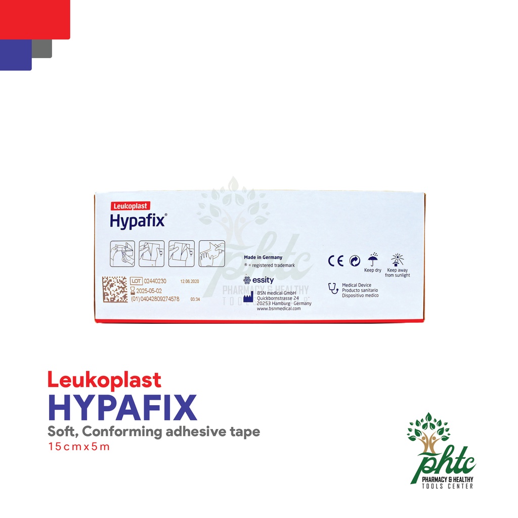 LEUKOPLAST Hypafix Plaster Non-Woven l Perekat Luka Hypafix