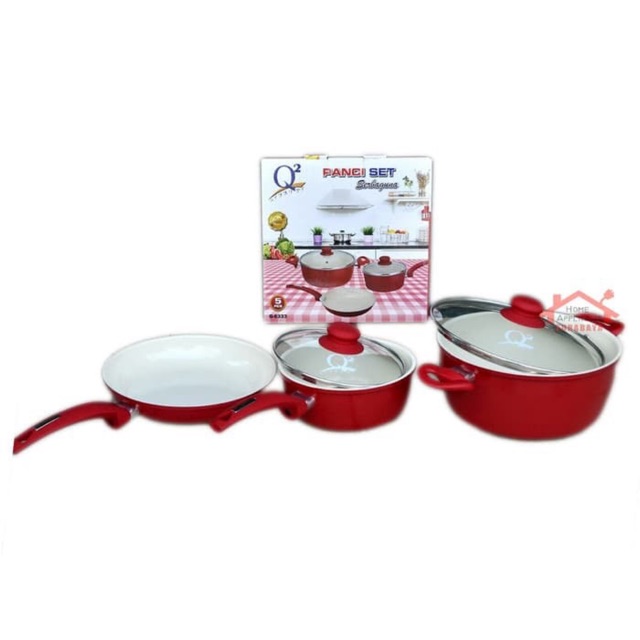 Panci set ceramic Q2 5pcs ( 8333 )