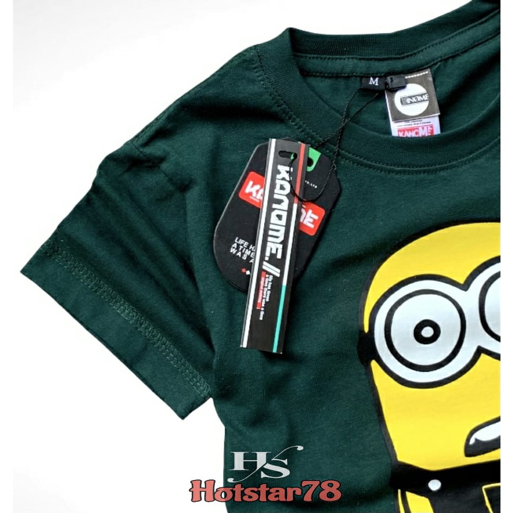 Baju Kaos Anak Laki Laki 1-12 Tahun Bahan Cotton 30s