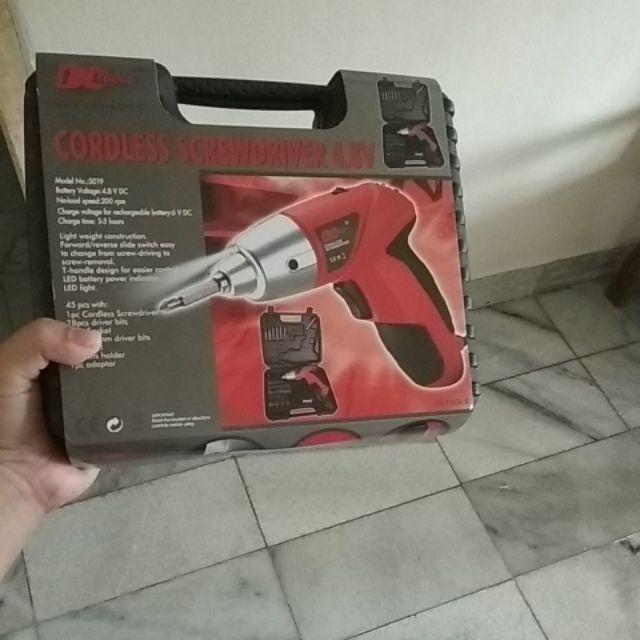 Cordless Multi-function Electric Screwdriver / Bor Listrik