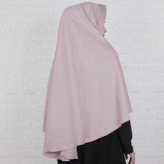 Khimar pad belah tengah khimar syar'i 75×100