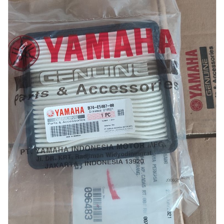 FILTER SARINGAN UDARA SET FILTER CVT XMAX X MAX ASLI ORI YAMAHA B74 WE445 &amp; B74 E5407 00