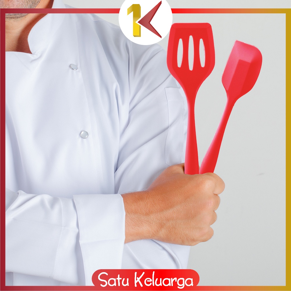SK-C275 Sutil Silikon Set 5IN1 Silicone Kitchen Utensils Set / Peralatan Dapur Spatula Set Silikon Tahan Panas / Perlengkapan Masak-4