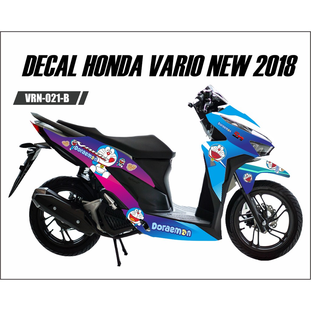 Sticker Striping Fullbody Decal Honda Vario 150 125 New 2018 DORAEMON B Shopee Indonesia