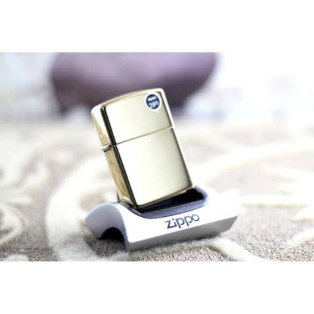 Case only zippo original gold
