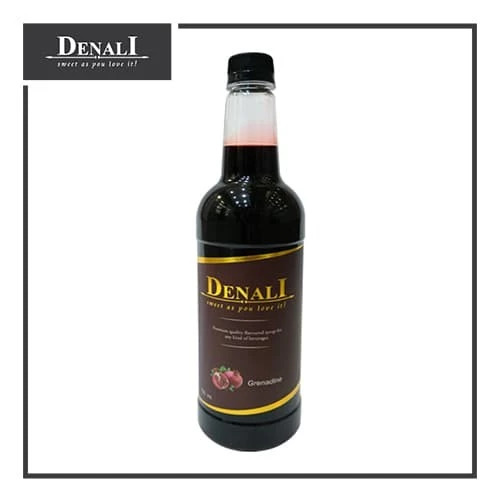 

DENALI FLAVOURED SYRUP GRENADINE For Cafe | Sirup Delima Gourmet Kafe Untuk Kopi, Teh, Ice Blended