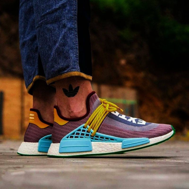 Adidas NMD HU x Pharaller "Ektra eye/light aqua"
