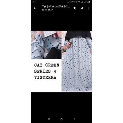 Ditsy Agustus CAT GREEN JUMBO