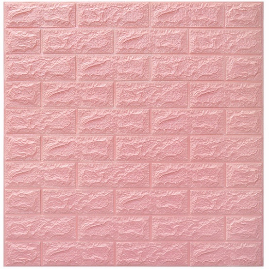 Ready Stock Wallpaper Dinding 3d Stiker Dinding kamar tidur hiasan dinding kamar tidur Dekorasi home living-ZW-2 PINK