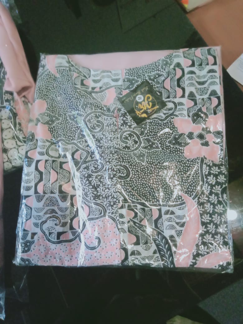 Batik Wanita Asj Sa Hrb026 Kenongo Kemeja Tosca Pendek