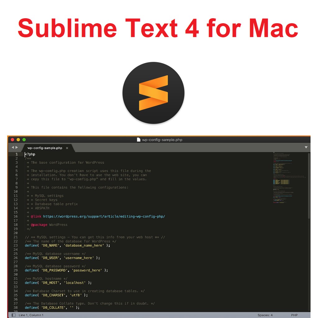 Sublime Text 4 for Mac