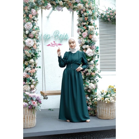 BISA COD | GAMIS ITY CREPE ORI BY ZAHIN | DRESS MURAH ADEM | DRESS KONDANGAN SIMPLE ELEGANT | DRESS SHIVA BY ZAHIN | Gamis Aqila Outer ity crepe by Zahin | Gamis ORI Zahin | gamis Elista syar'i By ZAHIN