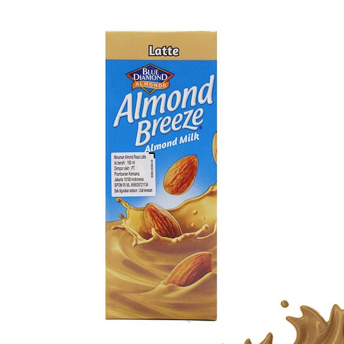 

BLUE DIAMOND ALMOND MILK LATTE UHT 180 ML / SUSU UHT ALMOND RASA LATTE