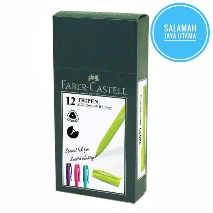 

Pulpen Tripen 0,7 Faber Castell (Black Ink / Tinta Hitam)
