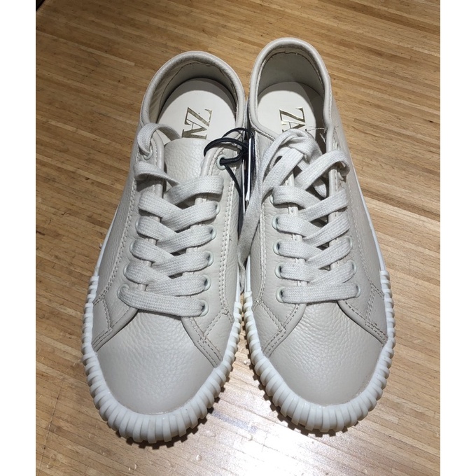 ZARA WOMAN SNEAKERS LEATHER SHOES (NEW ORIGINAL STORE)
