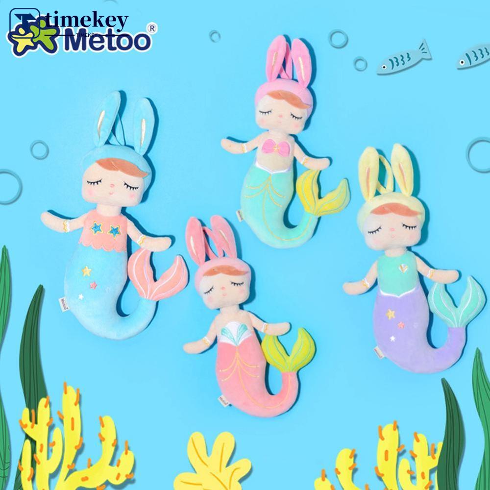 Timekey Mainan Boneka Stuffed Plush Metoo Angela Mermaid 38cm Untuk Hadiah Anak G9V2