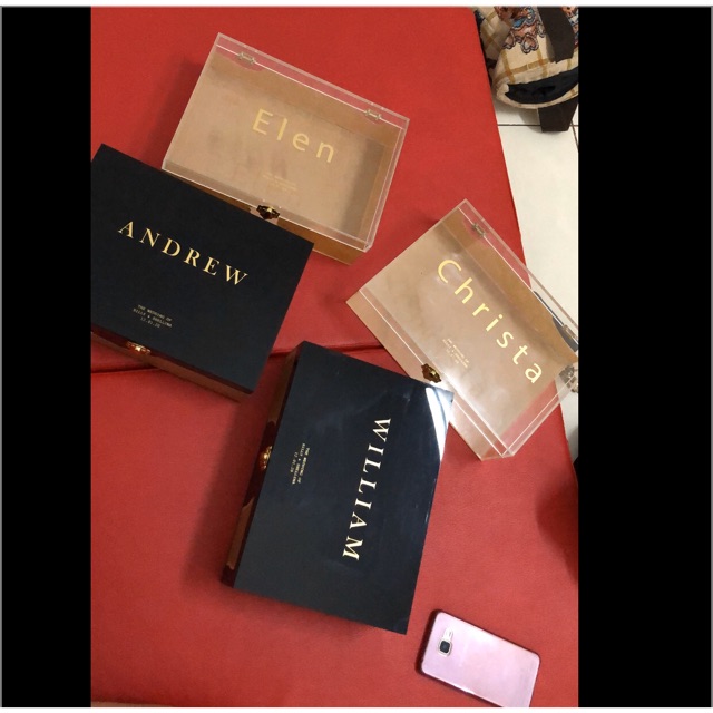 BRIDESMAID BOX ACRYLIC / BOX AKRILIK / KOTAK AKRILIK / KOTAK LAMARAN / KOTAK SANGJIT/ BOX BRIDESMAID