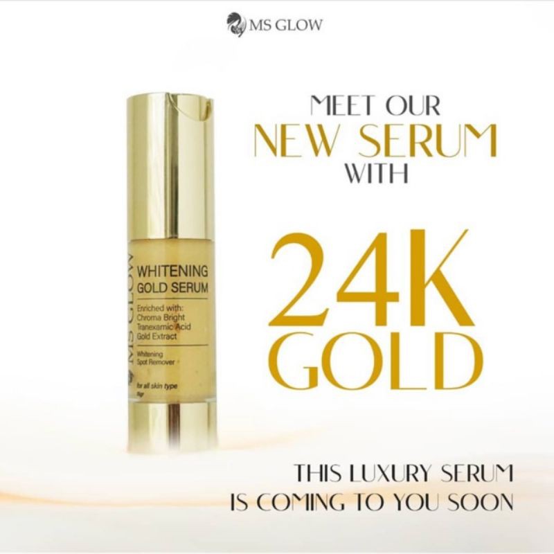 MS Glow Whitening Gold Serum 15ml