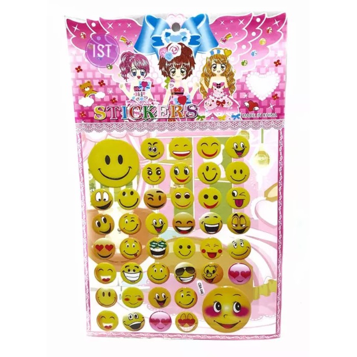 

Mainan Anak STICKER STIKER TIMBUL SMILE EMOCTION