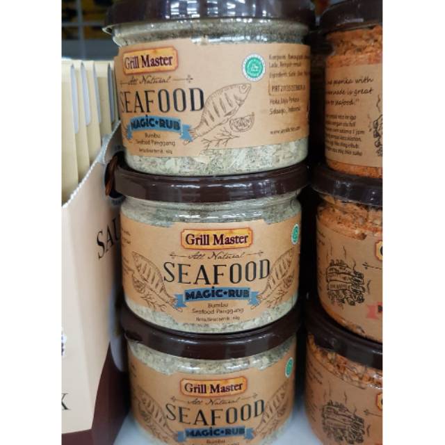 

Jay's Grill Master seafood Magic Rub 70g (Bumbu untuk seafood)