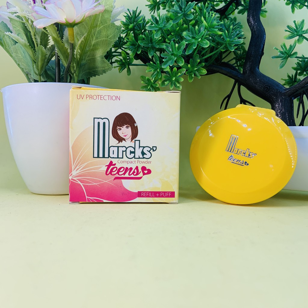 Marcks' compact powder teens refill+puff