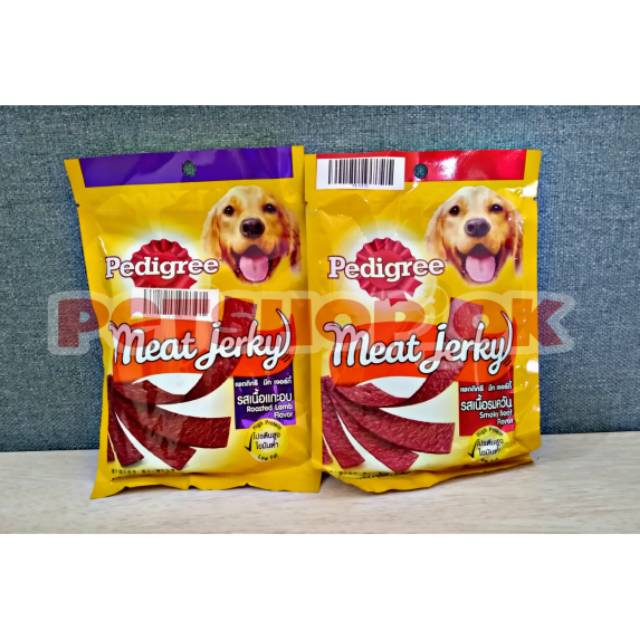 PEDIGREE MEAT JERKY SMOKY BEEF 80GR