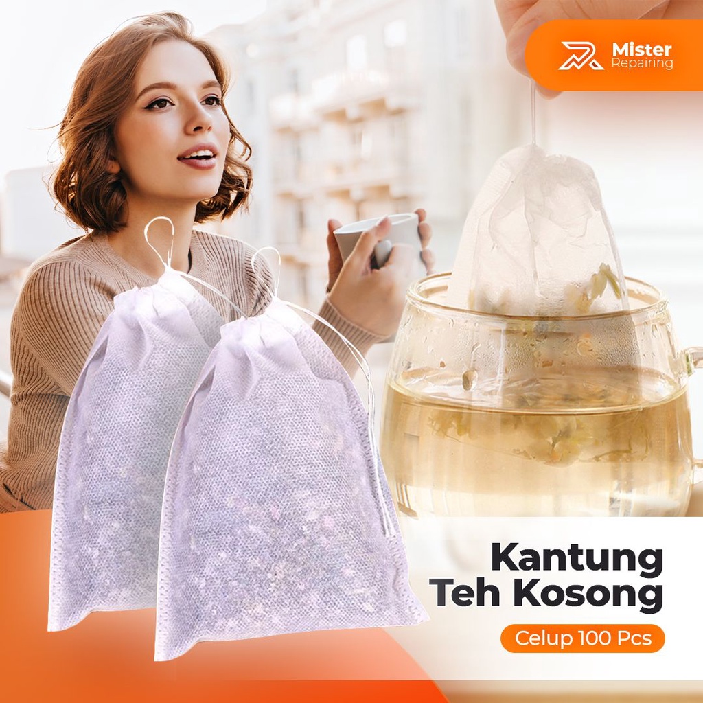 Kantong Teh Celup 100 Pcs / Paper Bag Tea / Filter Kertas Teh