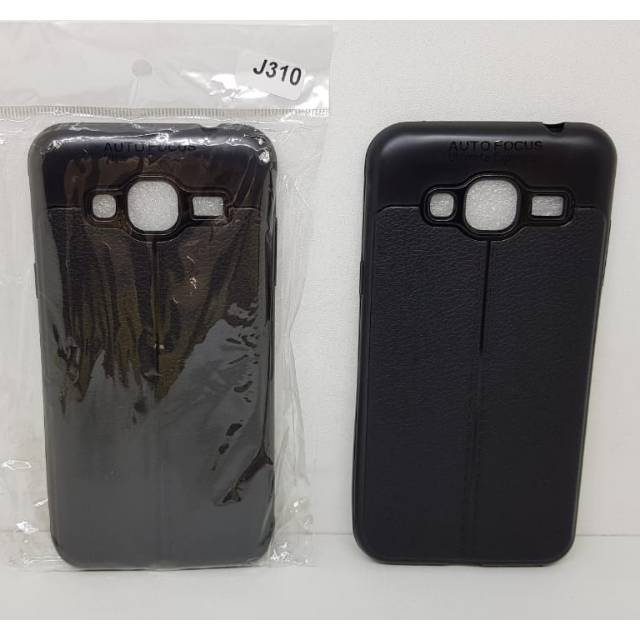 Auto Focus Samsung J3 2016 J310 5.0&quot; Leather Soft Case Samsung J3 2015 J300 AUTOFOCUS Kulit Jeruk