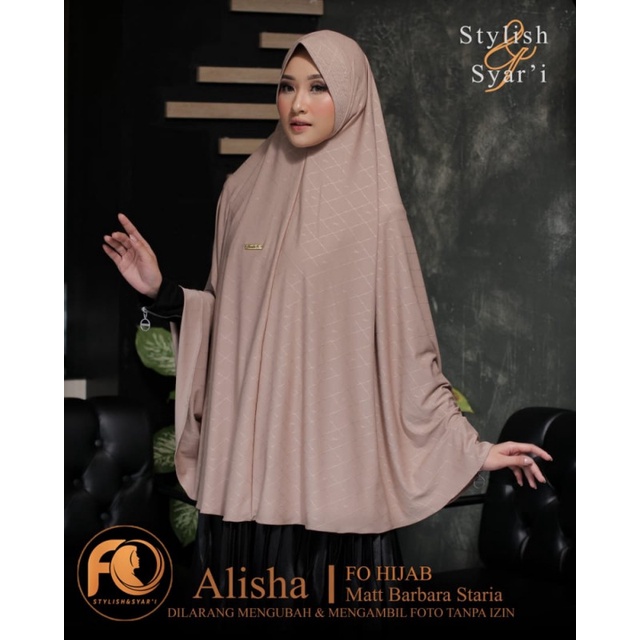Khimar Alisha Jumbo Mukena Ori FO hijab