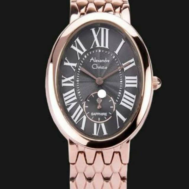 Jam tangan wanita Alexandre Christie 2667ls rose gold