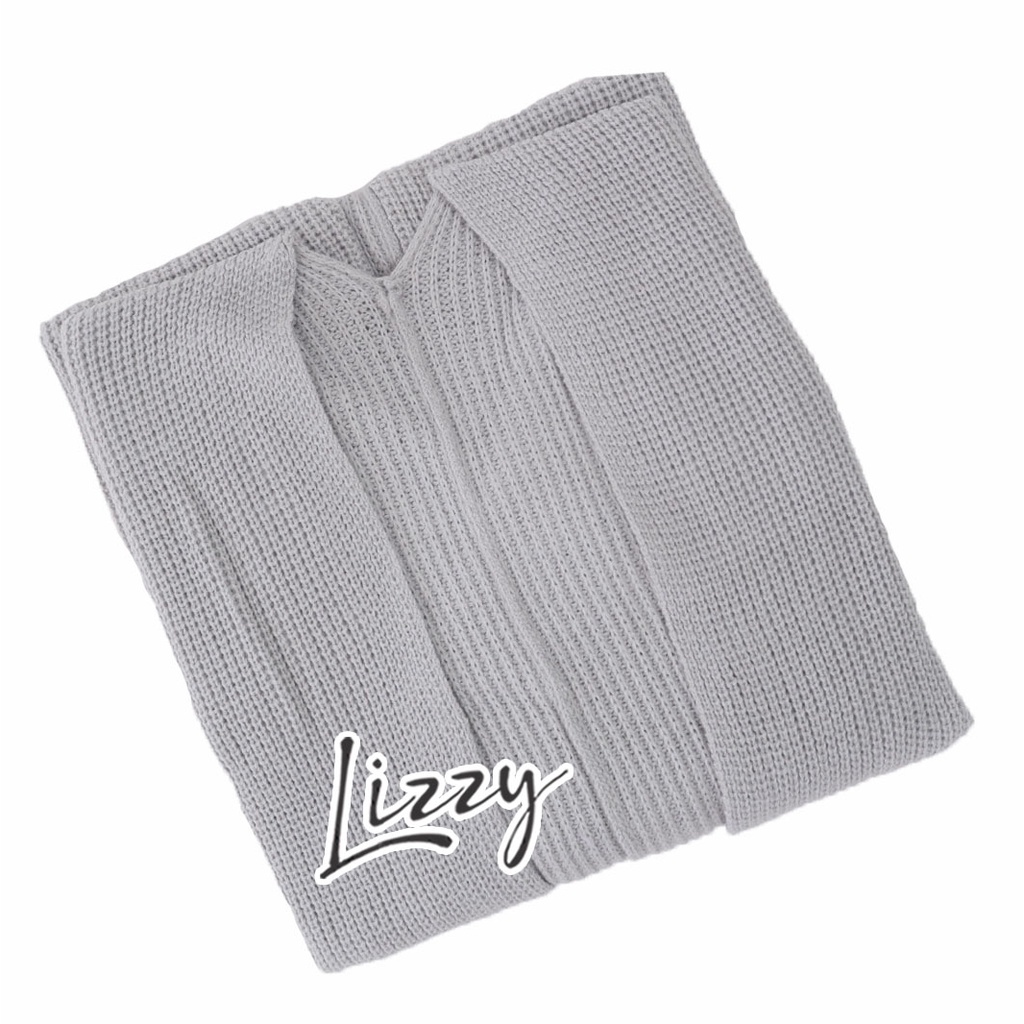 Lizzy - CARDIGAN BAE OVERSIZE PREMIUM-grey
