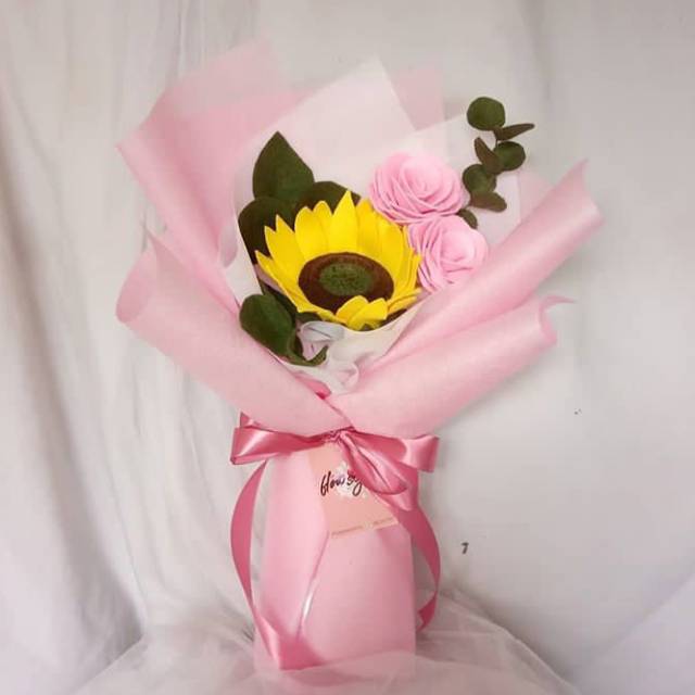 Buket Bunga / Buket Bunga Flanel / Buket Flanel