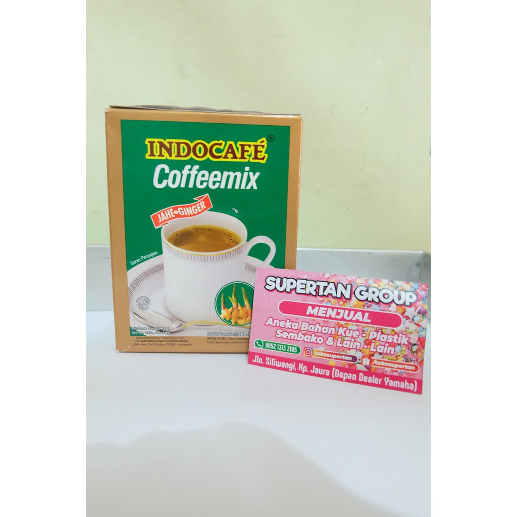INDOCAFE COFFEMIX JAHE GINGER 1 BUNGKUS ISI 5 SACHET
