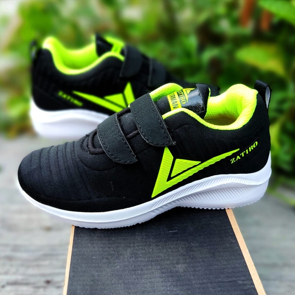 Sepatu Anak Ringan Lentur Sporty Unisex Safety Untuk Ank Sekolah Paud TK SD Motif Zatiro Stylish Kualitas Dijamin Bagus