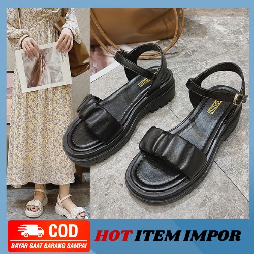 COD Termurah Sandal Wanita Import Premium Quality MB63-SW03 Free Kotak Sepatu