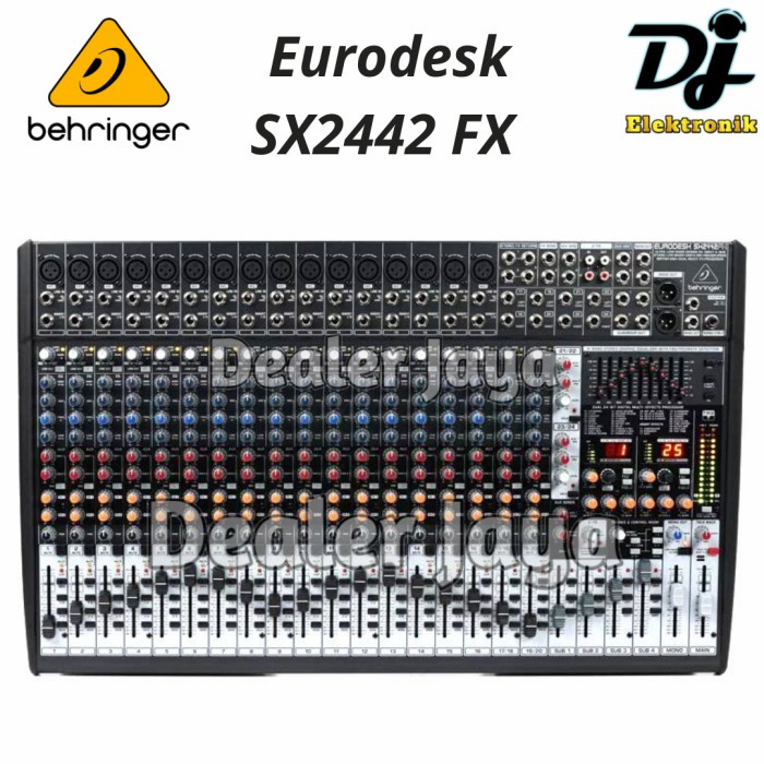 Mixer Analog Behringer Eurodesk SX 2442 FX / SX2442FX - 24 Channel