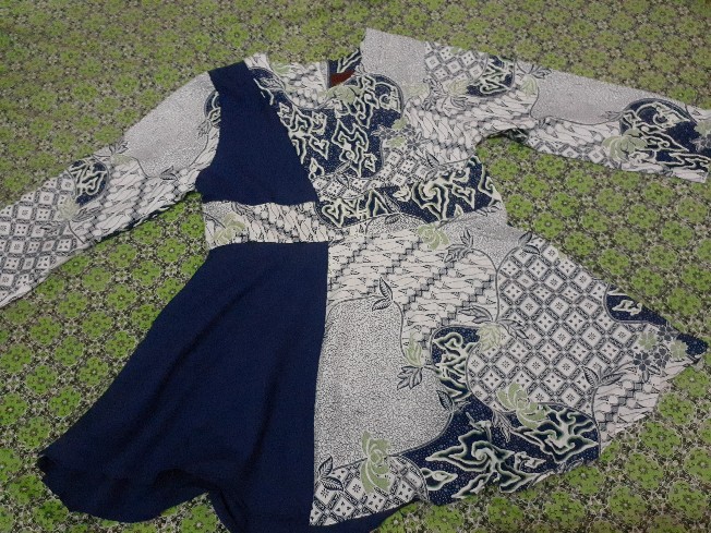 Baju Batik Wanita Modern Monalisa Genes M,l,xl,xxl Asli Pekalongan