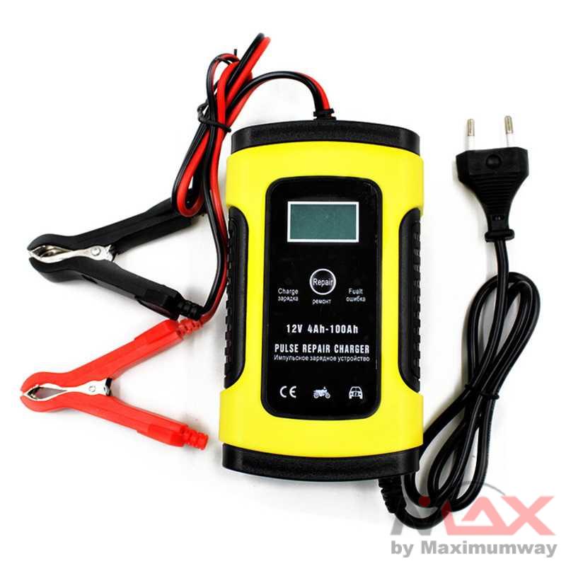 Charger Aki accu mobil motor 12V 6A Intelligent Battery Charger universal