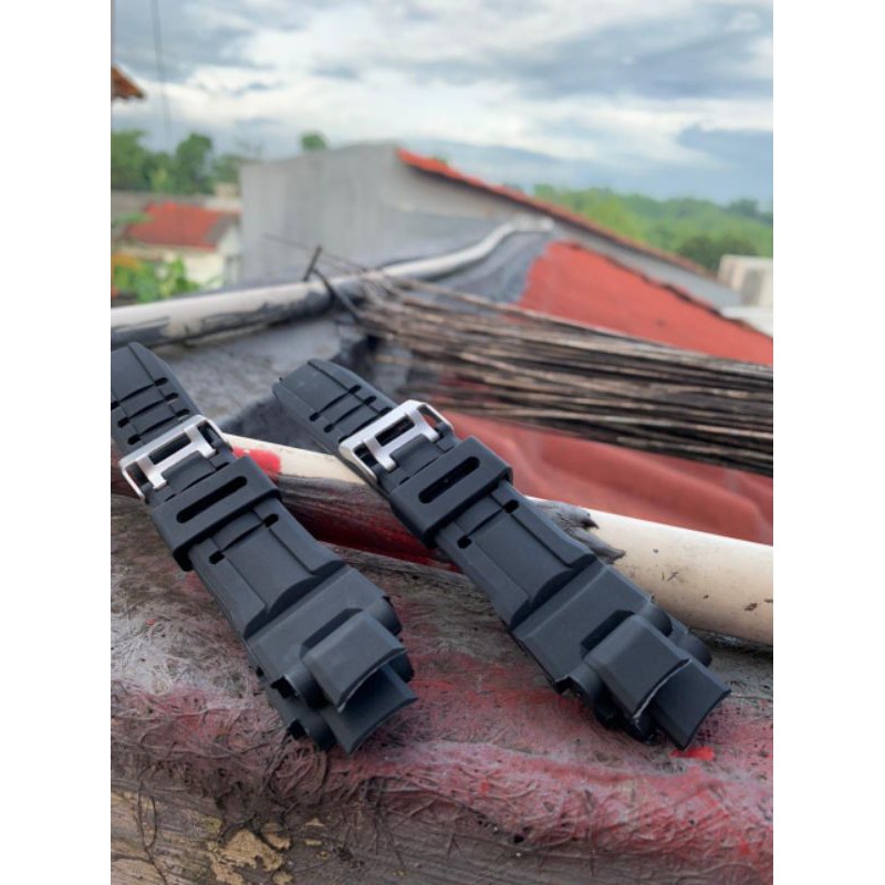 Strap tali Jam Tangan skmei 0990 AD-0990 ruber hitam