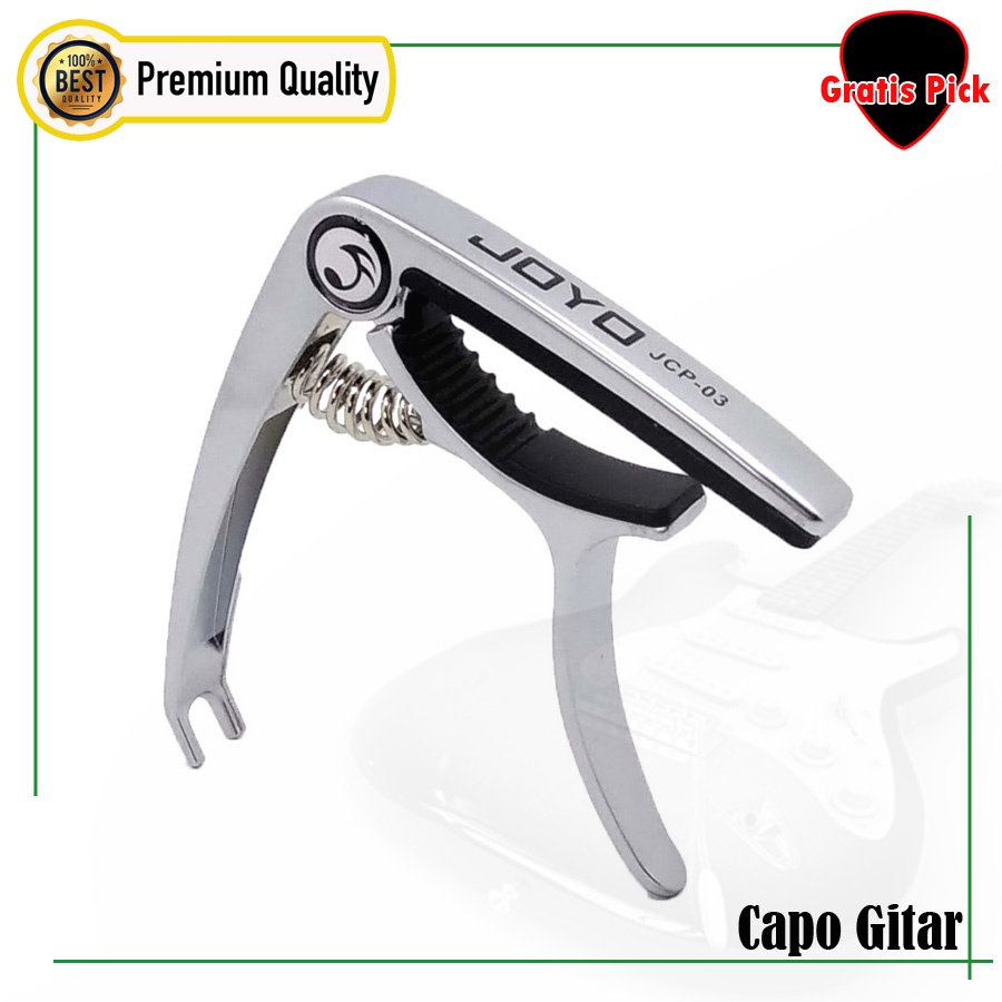 Capo Gitar Akustik Classic Kapo Besi Alloy Premium Import Cappo Kappo