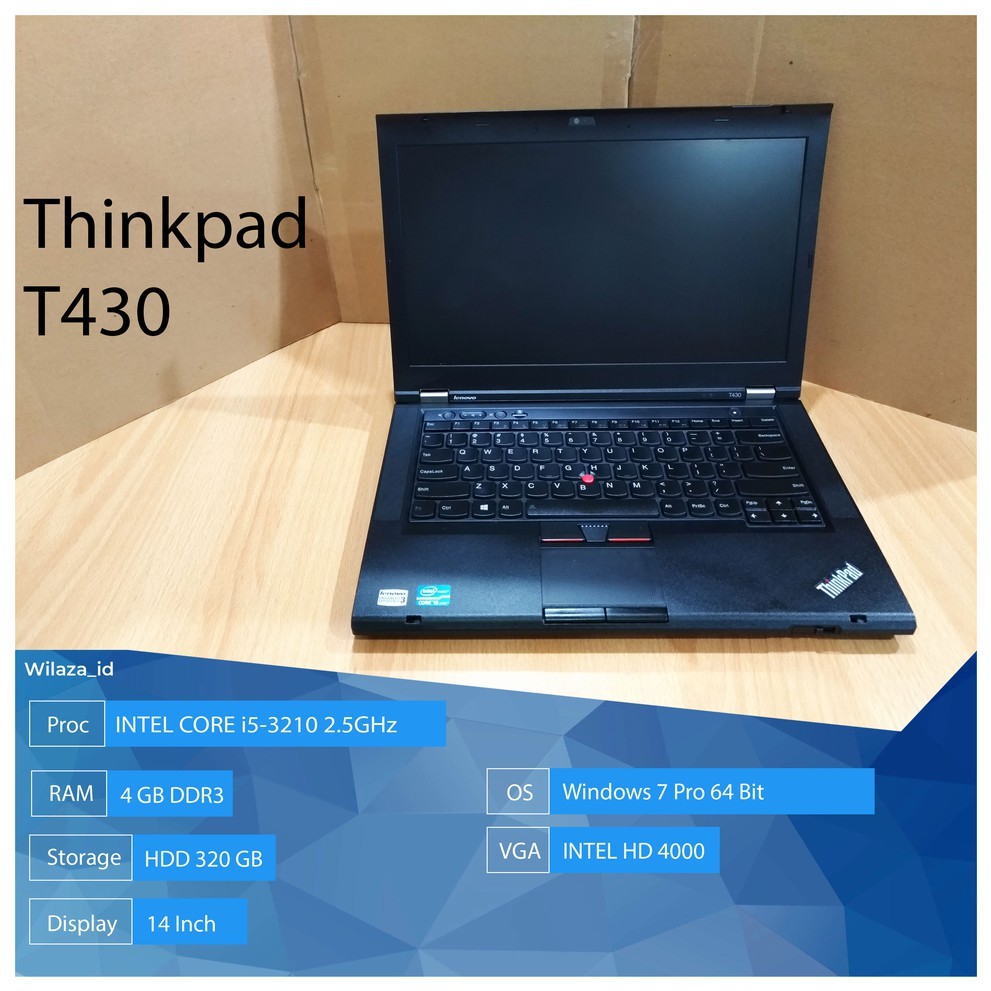 Jual Murah Laptop Lenovo Thinkpad T430 Core I5